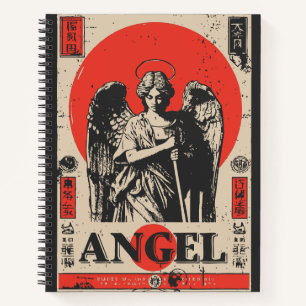 Celestial Witness – Radiant Angel Notebook