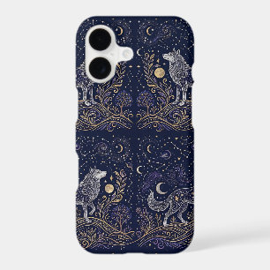 Celestial Wolf iPhone 17 Slim Fit Case