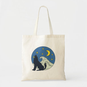 Celestial Wolf Mystical Art  Tote Bag