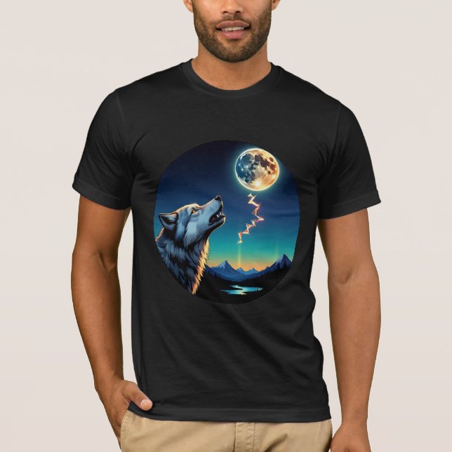 Celestial Wolf – Power of the Moonlight T-Shirt (Front)