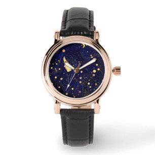 Celestial Woman Goddess Moon Stars Sky Watch
