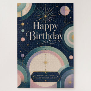 Celestial Wonder Birthday Greeting Jigsaw Puzzle
