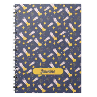 Celestial Wonders Personalised Spiral Notebook