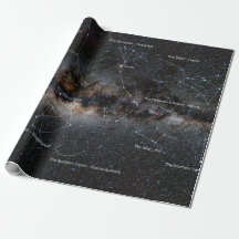 Celestial wrapping paper