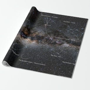 Celestial wrapping paper