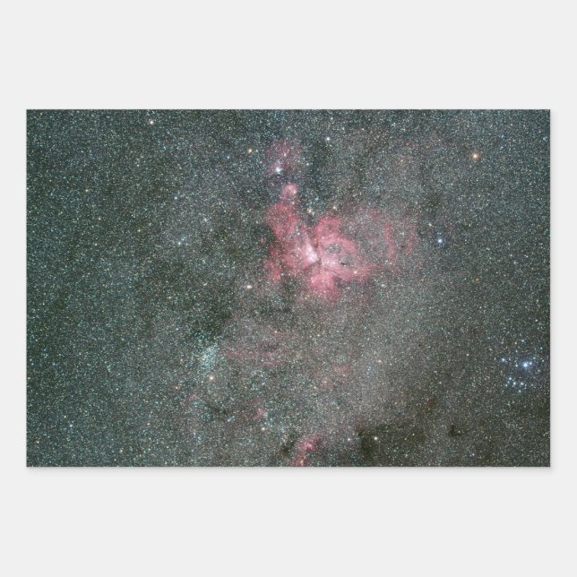 Celestial wrapping paper - 3 sheets, 3 designs (Front)