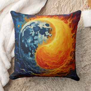 Celestial Yin Yang Art Cushion
