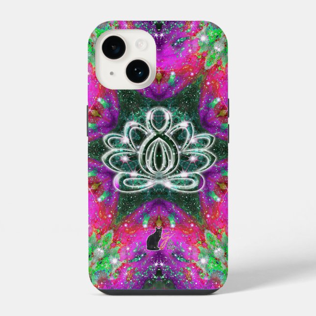 Celestial Zen Lotus Case-Mate iPhone Case (Back)