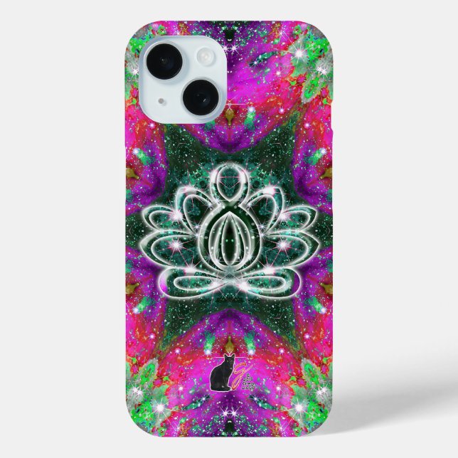 Celestial Zen Lotus Case-Mate iPhone Case (Back)