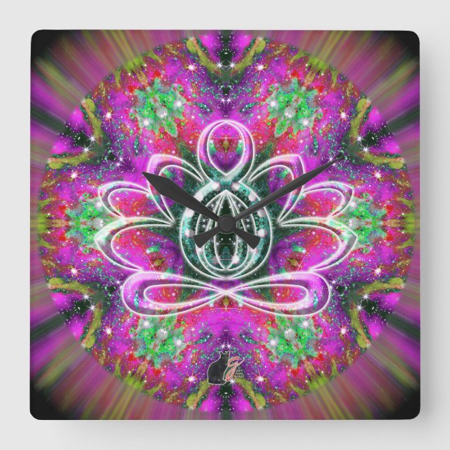 Celestial Zen Lotus Clock (Front)