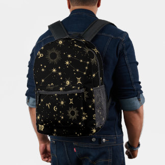 Celestial Zodiac Backpack Astrology Star Sign Bag