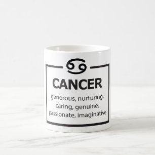 Celestial Zodiac Sign Mug/Cancer Traits Coffee Mug