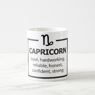 Celestial Zodiac Sign Mug/Capricorn Traits Coffee Mug