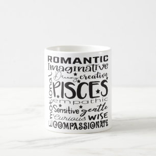 Celestial Zodiac Sign Mug/Pisces Description Coffee Mug