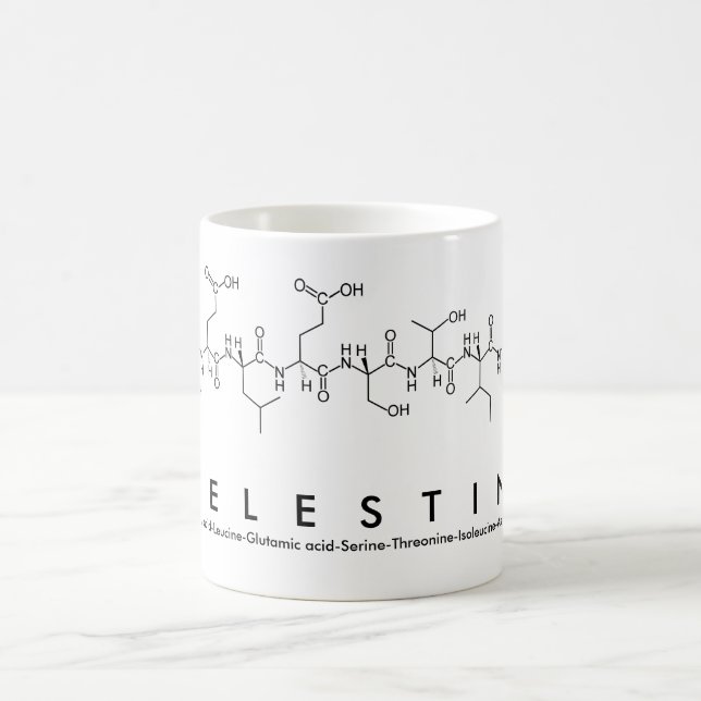 Célestine peptide name mug (Center)
