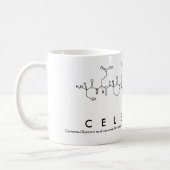 Célestine peptide name mug (Left)
