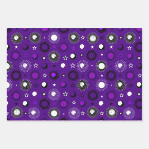 Celestrial Clockwork Wrapping Paper