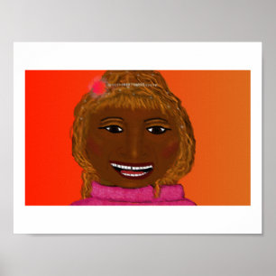 Celia Cruz Painting Poster