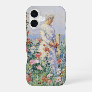 Celia Thaxter in Her Garden by Childe Hassam iPhone 16 Case