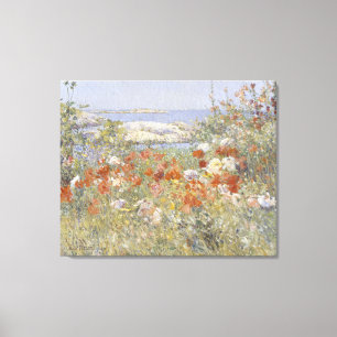 Celia Thaxter's Garden by Childe Hassam Canvas Print