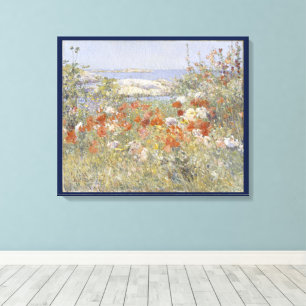 Celia Thaxter's Garden by Frederick Childe Hassam Canvas Print