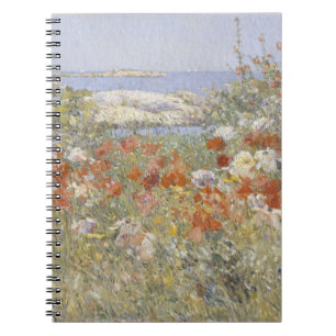 Celia Thaxter's Garden by Frederick Childe Hassam Notebook