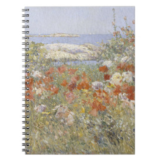 Celia Thaxter's Garden by Frederick Childe Hassam Notebook
