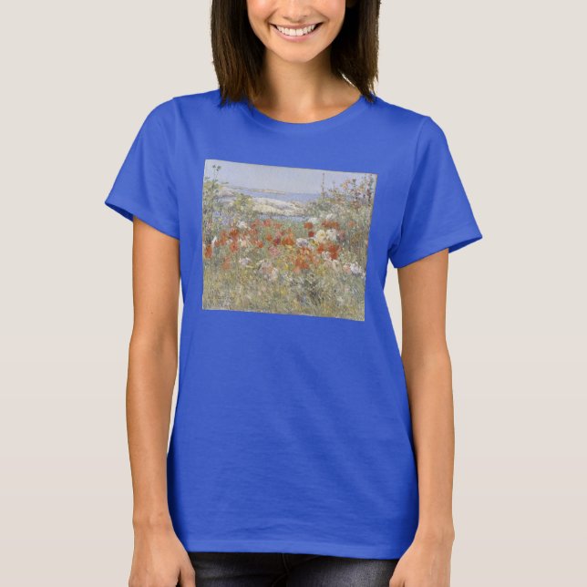 Celia Thaxter's Garden by Frederick Childe Hassam T-Shirt (Front)