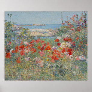 Celia Thaxter's Garden, Isles of Shoals, Maine Poster