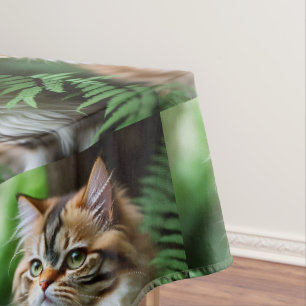 Celia The Cubby Persian Cat, Tablecloth