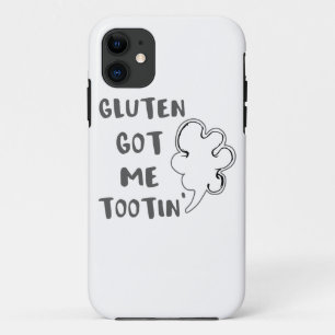Celiac Awareness Gluten Got Me Tootin iPhone 11 Case