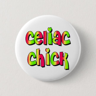 Celiac Chick 6 Cm Round Badge