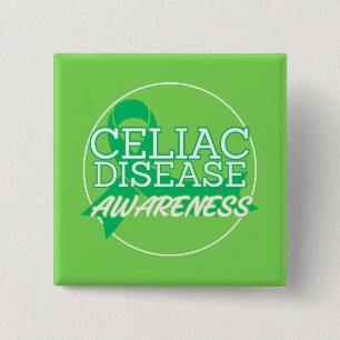 Celiac Disease Awareness 2026 15 Cm Square Badge