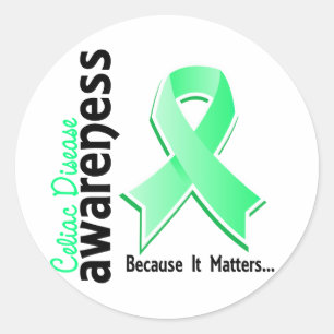 Celiac Disease Awareness 5 Classic Round Sticker