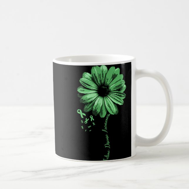 Celiac Disease Awareness Cluten Warrior Pretty Gif Coffee Mug (Right)