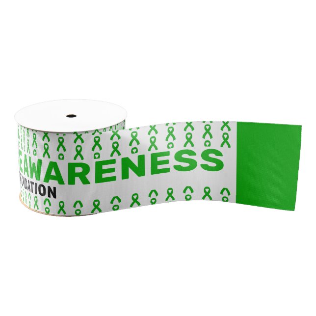 Celiac Disease Awareness Pattern Ribbon Grosgrain Ribbon (Spool)