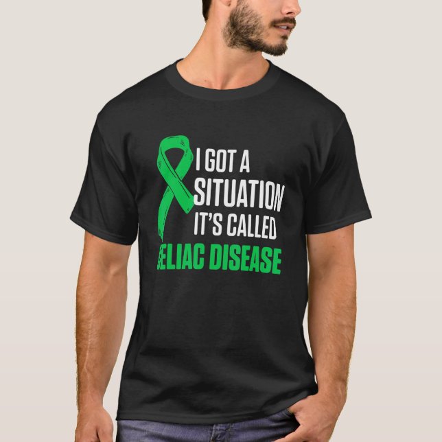Celiac Disease Awareness Survivor Warrior  24 T-Shirt (Front)