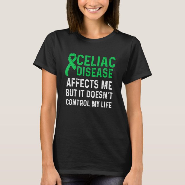 Celiac Disease Awareness Survivor Warrior  4 T-Shirt (Front)