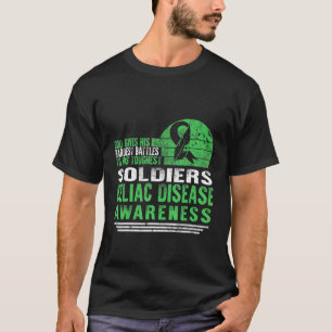 Celiac Disease Awareness Warrior God Gives Hardest T-Shirt