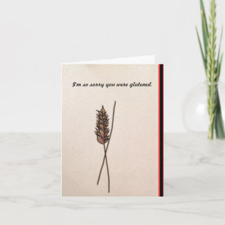 Celiac Disease Card