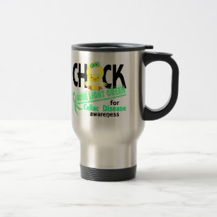 Celiac Disease Chick Gone Light Green 2 Travel Mug