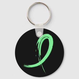 Celiac Disease Light Green Ribbon A4 Key Ring