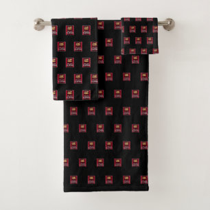 Celica Supra Badge Bath Towel Set