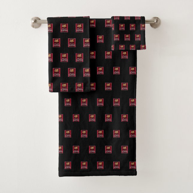 Celica Supra Badge Bath Towel Set (Insitu)