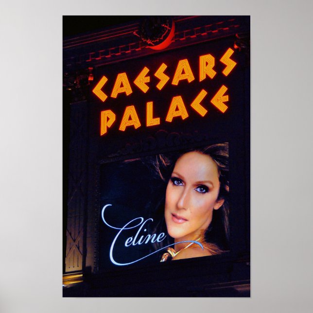 Celine Dion Caesars Palace Las Vegas America Poster (Front)