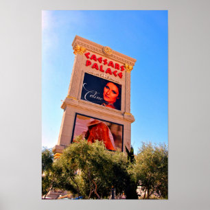 Celine Dion Caesars Palace Las Vegas America Poster