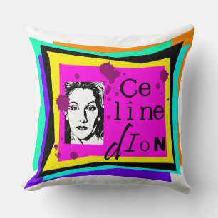 Celine Dion - pop art Cushion