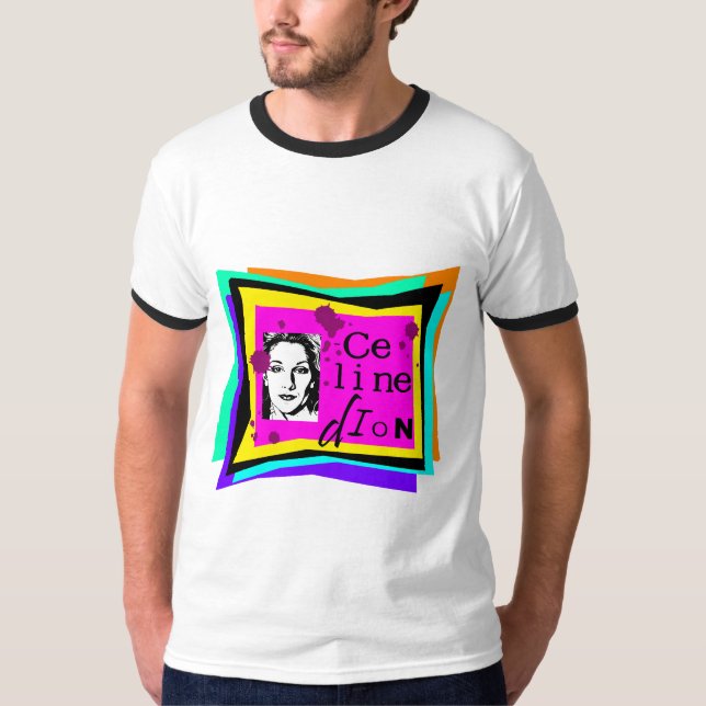 Celine Dion - pop art T-Shirt (Front)