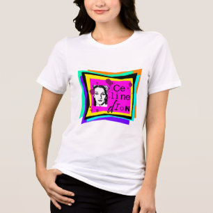 Celine Dion - pop art Tri-Blend Shirt
