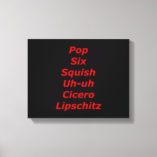 Cell Block Tango Canvas Print